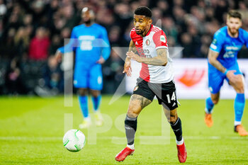 2022-04-28 - Reiss Nelson of Feyenoord during the UEFA Europa Conference League, Semi-finals, 1st leg football match between Feyenoord and Olympique de Marseille on April 28, 2022 at de Kuip in Rotterdam, Netherlands - FEYENOORD VS OLYMPIQUE DE MARSEILLE - UEFA CONFERENCE LEAGUE - SOCCER