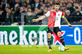 2022-04-28 - Marcos Senesi of Feyenoord during the UEFA Europa Conference League, Semi-finals, 1st leg football match between Feyenoord and Olympique de Marseille on April 28, 2022 at de Kuip in Rotterdam, Netherlands - FEYENOORD VS OLYMPIQUE DE MARSEILLE - UEFA CONFERENCE LEAGUE - SOCCER