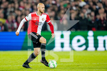 2022-04-28 - Gernot Trauner of Feyenoord during the UEFA Europa Conference League, Semi-finals, 1st leg football match between Feyenoord and Olympique de Marseille on April 28, 2022 at de Kuip in Rotterdam, Netherlands - FEYENOORD VS OLYMPIQUE DE MARSEILLE - UEFA CONFERENCE LEAGUE - SOCCER