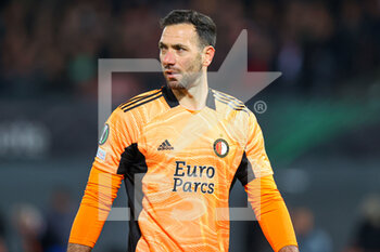 2022-04-28 - Ofir Marciano of Feyenoord during the UEFA Europa Conference League, Semi-finals, 1st leg football match between Feyenoord and Olympique de Marseille on April 28, 2022 at de Kuip in Rotterdam, Netherlands - FEYENOORD VS OLYMPIQUE DE MARSEILLE - UEFA CONFERENCE LEAGUE - SOCCER