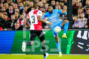 2022-04-28 - Gerson of Olympique Marseille during the UEFA Europa Conference League, Semi-finals, 1st leg football match between Feyenoord and Olympique de Marseille on April 28, 2022 at de Kuip in Rotterdam, Netherlands - FEYENOORD VS OLYMPIQUE DE MARSEILLE - UEFA CONFERENCE LEAGUE - SOCCER