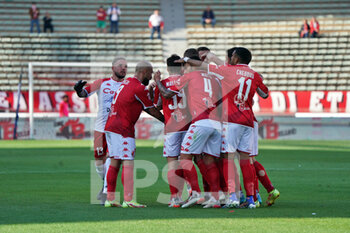 2022-04-30 - SSC Bari celebrates after scoring a goal of 1-0 - SUPERCOPPA SERIE C - BARI VS SUDTIROL - OTHER - SOCCER