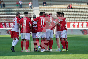 2022-04-30 - SSC Bari celebrates after scoring a goal of 1-0 - SUPERCOPPA SERIE C - BARI VS SUDTIROL - OTHER - SOCCER