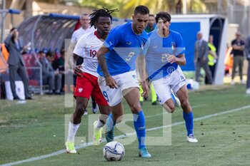 2022-06-07 - Cosimo Marco Da Graca of Italy U20 in action during the International Friendly match between Italy U20 and Poland U20 at Stadio Riviera delle Palme on June 7, 2022 in San Benedetto del Tronto, Italy. ©Photo: Cinzia Camela. - U20 ITALY VS POLAND - OTHER - SOCCER