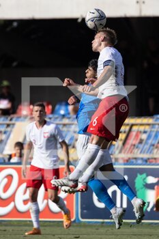 2022-06-07 - Jan Bieganzki of Poland U20 in action during the International Friendly match between Italy U20 and Poland U20 at Stadio Riviera delle Palme on June 7, 2022 in San Benedetto del Tronto, Italy. (©Photo: Cinzia Camela. - U20 ITALY VS POLAND - OTHER - SOCCER