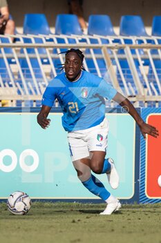 2022-06-07 - Franco Daryl Tongya Heubang of Italy U20 in action during the International Friendly match between Italy U20 and Poland U20 at Stadio Riviera delle Palme on June 7, 2022 in San Benedetto del Tronto, Italy. ©Photo: Cinzia Camela. - U20 ITALY VS POLAND - OTHER - SOCCER
