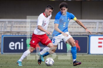 2022-06-07 - Arkadiusz Pyrka of Poland U20 and Christian Dalle Mura of Italy U20 in action during the International Friendly match between Italy U20 and Poland U20 at Stadio Riviera delle Palme on June 7, 2022 in San Benedetto del Tronto, Italy. ©Photo: Cinzia Camela. - U20 ITALY VS POLAND - OTHER - SOCCER