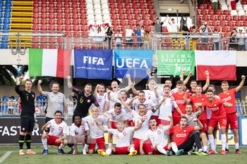 2022-06-07 - Poland U20 team celebrates the victory after the International Friendly match between Italy U20 and Poland U20 at Stadio Riviera delle Palme on June 7, 2022 in San Benedetto del Tronto, Italy. ©Photo: Cinzia Camela. - U20 ITALY VS POLAND - OTHER - SOCCER