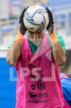 2022-06-07 - Giovanni Garofani of Italy U20 during the warm up for the International Friendly match between Italy U20 and Poland U20 at Stadio Riviera delle Palme on June 7, 2022 in San Benedetto del Tronto, Italy. ©Photo: Cinzia Camela. - U20 ITALY VS POLAND - OTHER - SOCCER
