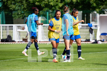2022-06-29 - Selma Bacha of France and Delphine Cascarino of France during the training of the French women's team on June 29, 2022 in Clairefontaine, France - FOOTBALL - TRAINING OF THE FRENCH WOMEN'S TEAM - OTHER - SOCCER