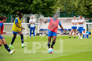 2022-06-29 - Kadidiatou Diani of France controls the ball during the training of the French women's team on June 29, 2022 in Clairefontaine, France - FOOTBALL - TRAINING OF THE FRENCH WOMEN'S TEAM - OTHER - SOCCER