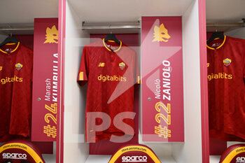 07/07/2022 - A.S. Roma and Sport e Salute SpA during the inauguration of the UEFA Europa Conference League trophy display inside the Stadio Olimpico, 7th July 2022, Rome Italy - UEFA CONFERENCE LEAGUE TROPHY DISPLAY - ALTRO - CALCIO