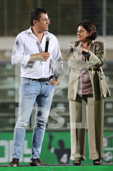 28/07/2022 - Marco Squinzi (L) and Veronica Squinzi (R) during “Magnanelli Day” at Stadio Enzo Ricci in July 28, 2022 in Sassuolo (MO), Italy. - MAGNANELLI DAY - ALTRO - CALCIO