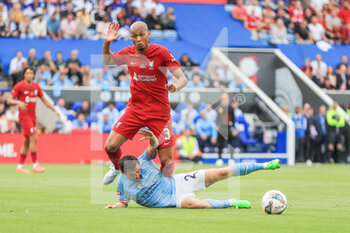 2022-07-30 - Bernardo Silva of Manchester City and Fabinho of Liverpool during the English Super Cup, FA Community Shield, football match between Liverpool and Manchester City on July 30, 2022 at the King Power Stadium in Leicester, England - FOOTBALL - COMMUNITY SHIELD - LIVERPOOL V MANCHESTER CITY - OTHER - SOCCER