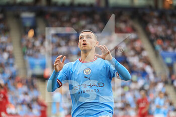 2022-07-30 - Phil Foden (47) of Manchester City during the English Super Cup, FA Community Shield, football match between Liverpool and Manchester City on July 30, 2022 at the King Power Stadium in Leicester, England - FOOTBALL - COMMUNITY SHIELD - LIVERPOOL V MANCHESTER CITY - OTHER - SOCCER