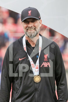 2022-07-30 - Jurgen Klopp manager of Liverpool FC celebrates during the English Super Cup, FA Community Shield, football match between Liverpool and Manchester City on July 30, 2022 at the King Power Stadium in Leicester, England - FOOTBALL - COMMUNITY SHIELD - LIVERPOOL V MANCHESTER CITY - OTHER - SOCCER