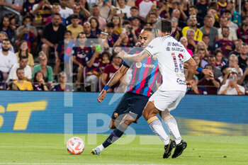 2022-08-07 - Pierre-Emerick Aubameyang of FC Barcelona during the Joan Gamper Trophy football match between FC Barcelona and Pumas UNAM on August 7, 2022 at Spotify Camp Nou in Barcelona, Spain - FOOTBALL - JOAN GAMPER TROPHY - FC BARCELONA V PUMAS UNAM - OTHER - SOCCER