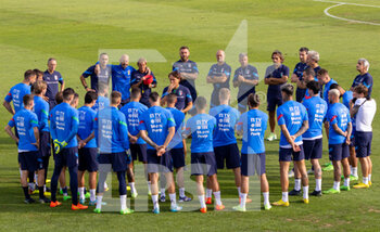 19/09/2022 - Italy´s Head Coach Roberto Mancini With The Team - PRESS CONFERENCE AND ITALY TRAINING SESSION - ALTRO - CALCIO