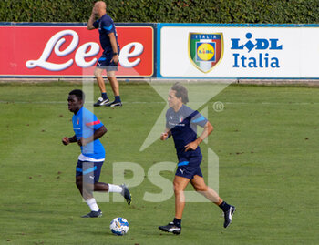 19/09/2022 - Italy Head Coach Roberto Mancini and Wilfried Gnonto - PRESS CONFERENCE AND ITALY TRAINING SESSION - ALTRO - CALCIO