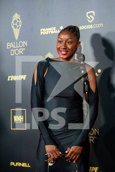 2022-10-17 - Kadidiatou Diani during the red carpet ceremony of the Ballon d'Or (Golden Ball) France Football 2022 on October 17, 2022 at Theatre du Chatelet in Paris, France - FOOTBALL - BALLON D'OR 2022 - RED CARPET CEREMONY - OTHER - SOCCER