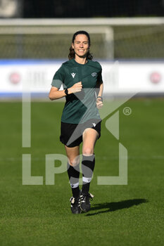 2022-11-14 - Referee Silvia Stavagna (ITA) during the International Friendly Match between Italy WU23 and England WU23 at the stadio Tre Fontane on 14th of November, 2022 in Rome, Italy. - U23 WOMEN - ITALY VS ENGLAND - FRIENDLY MATCH - SOCCER