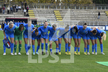 2022-11-14 - Italy Team during the International Friendly Match between Italy WU23 and England WU23 at the stadio Tre Fontane on 14th of November, 2022 in Rome, Italy. - U23 WOMEN - ITALY VS ENGLAND - FRIENDLY MATCH - SOCCER