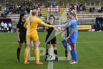 2022-11-14 - Emily Ramsey of England WU23 and Irene Santi of Italy WU23  during the International Friendly Match between Italy WU23 and England WU23 at the stadio Tre Fontane on 14th of November, 2022 in Rome, Italy. - U23 WOMEN - ITALY VS ENGLAND - FRIENDLY MATCH - SOCCER