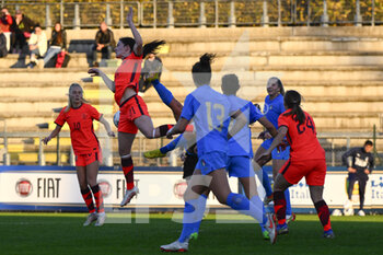 2022-11-14 - during the International Friendly Match between Italy WU23 and England WU23 at the stadio Tre Fontane on 14th of November, 2022 in Rome, Italy. - U23 WOMEN - ITALY VS ENGLAND - FRIENDLY MATCH - SOCCER
