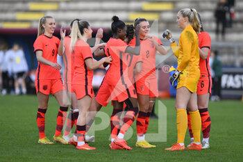 2022-11-14 - England Team during the International Friendly Match between Italy WU23 and England WU23 at the stadio Tre Fontane on 14th of November, 2022 in Rome, Italy. - U23 WOMEN - ITALY VS ENGLAND - FRIENDLY MATCH - SOCCER