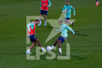 2022-11-16 - Brazil first team during the training - BRAZIL NATIONAL FOOTBALL TEAM TRAINING - OTHER - SOCCER