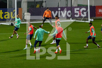 2022-11-16 - Brazil first team during the training - BRAZIL NATIONAL FOOTBALL TEAM TRAINING - OTHER - SOCCER