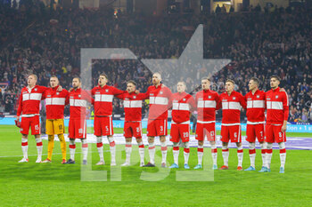 2022-03-24 - Team of Poland ahead of the International Friendly football match between Scotland and Poland on March 24, 2022 at Hampden Park in Glasgow, Scotland - SCOTLAND VS POLAND - FRIENDLY MATCH - SOCCER