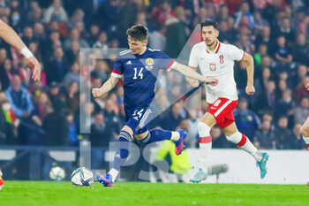 2022-03-24 - Billy Gilmour of Scotland during the International Friendly football match between Scotland and Poland on March 24, 2022 at Hampden Park in Glasgow, Scotland - SCOTLAND VS POLAND - FRIENDLY MATCH - SOCCER