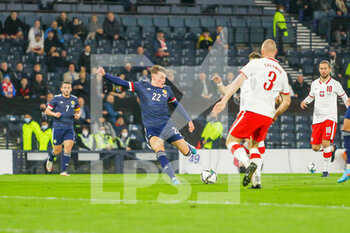 2022-03-24 - Nathan Patterson of Scotland during the International Friendly football match between Scotland and Poland on March 24, 2022 at Hampden Park in Glasgow, Scotland - SCOTLAND VS POLAND - FRIENDLY MATCH - SOCCER