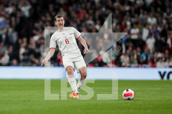 2022-03-26 - LONDON, ENGLAND - MARCH 26: during the international friendly match between England and Switzerland at Wembley Stadium on March 26, 2022 in London, United Kingdom. Fabian Frei of Switzerland in action - ENGLAND VS SWITZERLAND - FRIENDLY MATCH - SOCCER