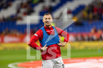 2022-03-26 - Ylber Ramadani of Albania during the International Friendly football match between Spain and Albania on March 26, 2022 at RCDE Stadium in Barcelona, Spain - 2022 - SPAIN VS ALBANIA - FRIENDLY MATCH - SOCCER