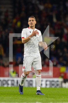 2022-03-26 - Rey Manaj of Albania during the International Friendly football match between Spain and Albania on March 26, 2022 at RCDE Stadium in Barcelona, Spain - 2022 - SPAIN VS ALBANIA - FRIENDLY MATCH - SOCCER