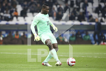 2022-03-25 - Goalkeeper of Ivory Coast Badra Ali Sangare during the International Friendly football match between France and Ivory Coast on March 25, 2022 at Stade Velodrome in Marseille, France - FRANCE VS IVORY COAST - FRIENDLY MATCH - SOCCER