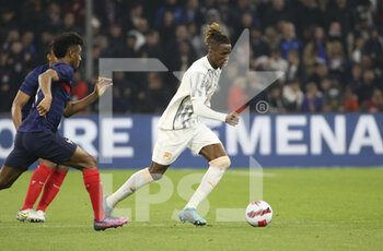 2022-03-25 - Wilfried Zaha of Ivory Coast during the International Friendly football match between France and Ivory Coast on March 25, 2022 at Stade Velodrome in Marseille, France - FRANCE VS IVORY COAST - FRIENDLY MATCH - SOCCER