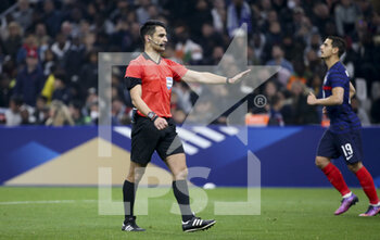 2022-03-25 - Referee Vitor Ferreira of Portugal during the International Friendly football match between France and Ivory Coast on March 25, 2022 at Stade Velodrome in Marseille, France - FRANCE VS IVORY COAST - FRIENDLY MATCH - SOCCER