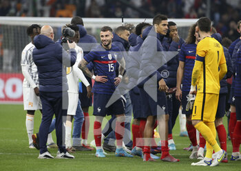 2022-03-25 - Jonathan Clauss of France following the International Friendly football match between France and Ivory Coast on March 25, 2022 at Stade Velodrome in Marseille, France - FRANCE VS IVORY COAST - FRIENDLY MATCH - SOCCER