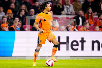 2022-03-26 - Nathan Ake of the Netherlands during the International Friendly football match between Netherlands and Denmark on March 26, 2022 at the Johan Cruijff ArenA in Amsterdam, Netherlands - NETHERLANDS VS DENMARK - FRIENDLY MATCH - SOCCER