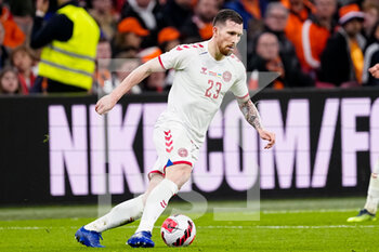 2022-03-26 - Pierre-Emile Hojbjerg of Denmark during the International Friendly football match between Netherlands and Denmark on March 26, 2022 at the Johan Cruijff ArenA in Amsterdam, Netherlands - NETHERLANDS VS DENMARK - FRIENDLY MATCH - SOCCER
