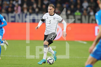 2022-03-26 - David Raum of Germany during the International Friendly football match between Germany and Israel on March 26, 2022 at PreZero Arena in Sinsheim, Germany - GERMANY VS ISRAEL - FRIENDLY MATCH - SOCCER