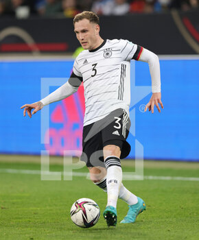 2022-03-26 - David Raum of Germany during the International Friendly football match between Germany and Israel on March 26, 2022 at PreZero Arena in Sinsheim, Germany - GERMANY VS ISRAEL - FRIENDLY MATCH - SOCCER