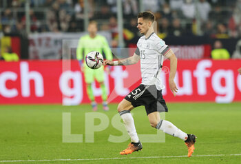 2022-03-26 - Julian Weigl of Germany during the International Friendly football match between Germany and Israel on March 26, 2022 at PreZero Arena in Sinsheim, Germany - GERMANY VS ISRAEL - FRIENDLY MATCH - SOCCER