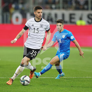 2022-03-26 - Julian Weigl of Germany during the International Friendly football match between Germany and Israel on March 26, 2022 at PreZero Arena in Sinsheim, Germany - GERMANY VS ISRAEL - FRIENDLY MATCH - SOCCER