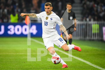 2022-03-29 - Lucas DIGNE of France during the International Friendly football match between France and South Africa on March 29, 2022 at Pierre Mauroy stadium in Villeneuve-d'Ascq near Lille, France - FRANCE VS SOUTH AFRICA - FRIENDLY MATCH - SOCCER