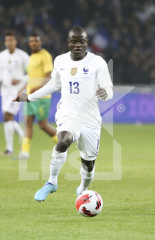 2022-03-29 - N'Golo Kante of France during the International Friendly football match between France and South Africa on March 29, 2022 at Stade Pierre Mauroy in Villeneuve-d'Ascq near Lille, France - FRANCE VS SOUTH AFRICA - FRIENDLY MATCH - SOCCER