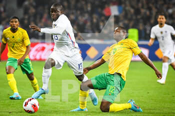 2022-03-29 - N'Golo KANTE of France during the International Friendly football match between France and South Africa on March 29, 2022 at Pierre Mauroy stadium in Villeneuve-d'Ascq near Lille, France - FRANCE VS SOUTH AFRICA - FRIENDLY MATCH - SOCCER